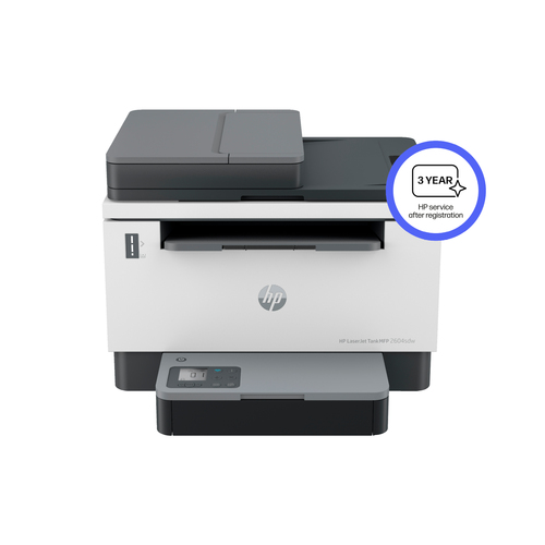 HP LaserJet Tank MFP 2604sdw Printer. Print technology: Laser, Printing: Mono printing, Maximum resolution: 600 x 600 DPI.