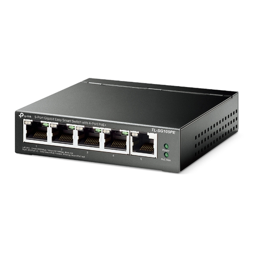 TP-Link TL-SG105PE. Type de commutateur: Géré, Banc de commutateurs: L2. Type de port Ethernet RJ-45 de commutation de bas