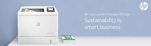 HP LaserJet Enterprise M554dn - Desktop Laserdrucker - Farbe - 35 ppm Monodruck/35 ppm Farbdruckgeschwindigkeit - 1200 x 1