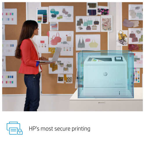 HP LaserJet Enterprise M554dn - Desktop Laserdrucker - Farbe - 35 ppm Monodruck/35 ppm Farbdruckgeschwindigkeit - 1200 x 1