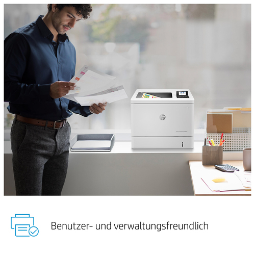 HP LaserJet Enterprise M554dn - Desktop Laserdrucker - Farbe - 35 ppm Monodruck/35 ppm Farbdruckgeschwindigkeit - 1200 x 1