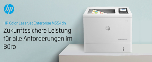 HP LaserJet Enterprise M554dn - Desktop Laserdrucker - Farbe - 35 ppm Monodruck/35 ppm Farbdruckgeschwindigkeit - 1200 x 1