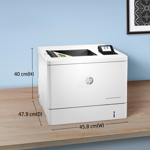 HP LaserJet Enterprise M554dn - Desktop Laserdrucker - Farbe - 35 ppm Monodruck/35 ppm Farbdruckgeschwindigkeit - 1200 x 1