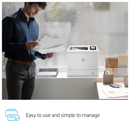 HP LaserJet Enterprise M554dn - Desktop Laserdrucker - Farbe - 35 ppm Monodruck/35 ppm Farbdruckgeschwindigkeit - 1200 x 1
