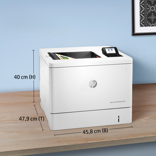 HP LaserJet Enterprise M554dn - Desktop Laserdrucker - Farbe - 35 ppm Monodruck/35 ppm Farbdruckgeschwindigkeit - 1200 x 1