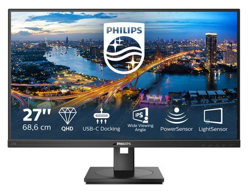 Philips 276B1/00. Display diagonal: 68.6 cm (27"), Display resolution: 2560 x 1440 pixels, HD type: Full HD, Display techn