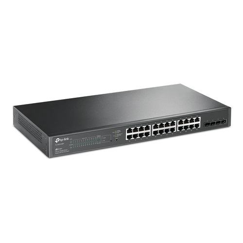 TP-Link JetStream TL-SG2428P 28 Anschlüsse Verwaltbar Ethernet-Switch - 4 Unterstützte Netzwerkschicht - Modular - 4 SFP-S