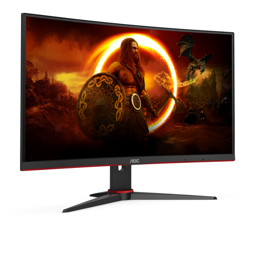 AOC C24G2AE 24" Class Full HD Ecrã curvo Monitor LCD para gaming - 16:9 - 59,9 cm (23,6") Viewable - Alinhamento vertical 