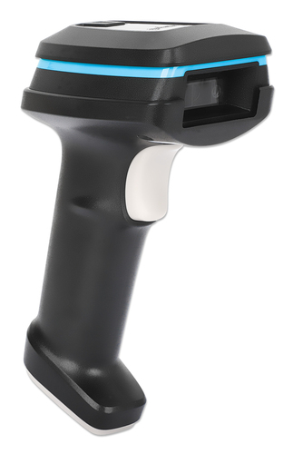 Manhattan Wireless 2D Handheld Barcode Scanner, 250mm Scan Depth, up to 80m effective range (line of sight), Max Ambient L