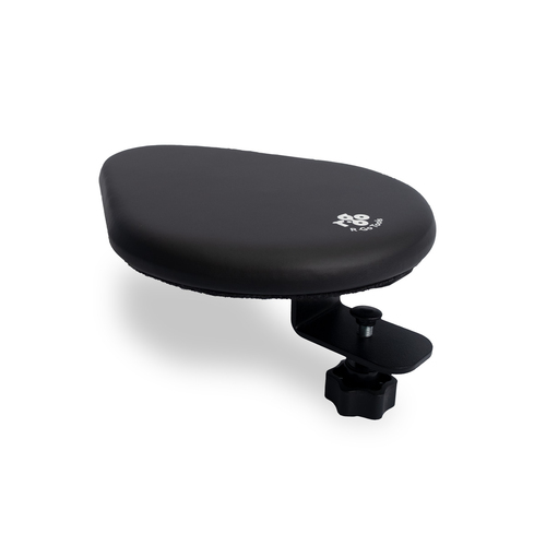 R-Go Tools Armrest R-Go split, ergonomic armrest in two parts, adjustable, symmetrical, with softfoam, black. Product colo