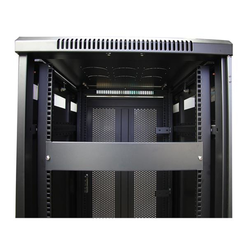 StarTech.com Blanking Panel - SPCC - Powder Coated Black - 2U Rack Height - 1 Each - 87.9 mm Height