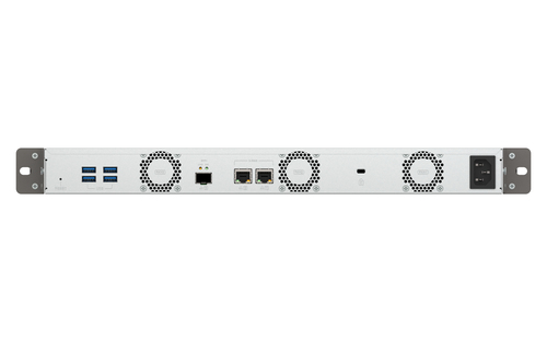 QNAP TS-432XeU. Typ: NAS. Gehäusetyp: Rack (1U). Geräteklasse: Home & Home Office. Prozessor-Taktfrequenz: 1,7 GHz. Speich