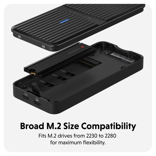 HYPERDRIVE NEXT USB4 M.2 PCIE ENCLOSURE