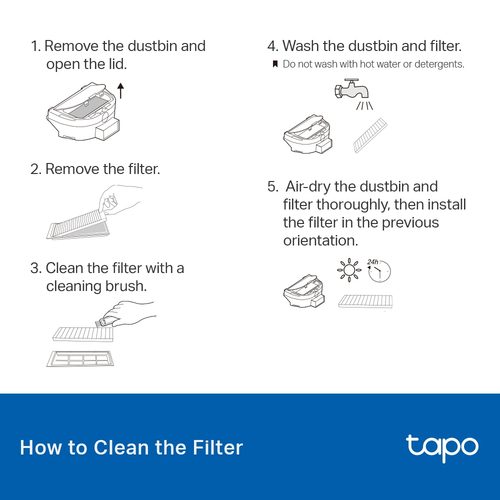 TapoVacuum Robot Combo Brush