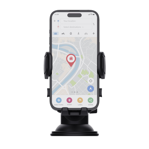 Trust Runo Smartphone, Car Mobiltelefonhalterung - 115 mm x 80 mm x 60 mm x - Acrylnitril-Butadien-Styrol (ABS), Plastik -