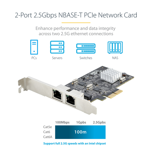 StarTech.com PR22GI-NETWORK-CARD. Eingebaut. Übertragungstechnik: Kabelgebunden, Hostschnittstelle: PCI Express, Schnittst