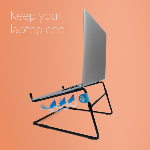 R-Go Notebook-Ständer - Bildschirmgröße: 25,4 cm (10 Zoll) bis 55,9 cm (22 Zoll) - 5 kg TragfähigkeitDisplay Type Supporte