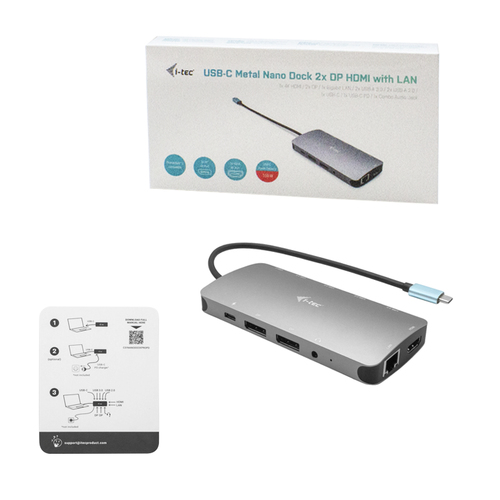 i-tec USB Type C Docking Station for Tablet PC, Notebook - 100 W Power Supply - 6 x USB Ports - 2 x USB 2.0 - USB Type-C -