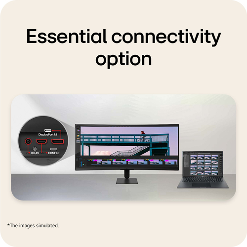 LG UltraWide U6 34U601B, 34-inch WQHD Curved (1800R) 120Hz Monitor, HDR10 & 99% sRGB AMD FreeSync™ Premium. Display diagon