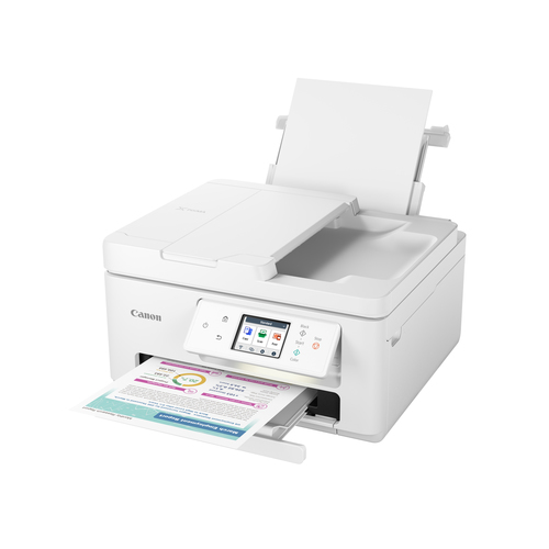 Imprimante Jet d'Encre Multifonction Canon PIXMA TS7750I Sans fil - Couleur - Blanc - Cloud/Photocopieuse/Imprimante/Scann