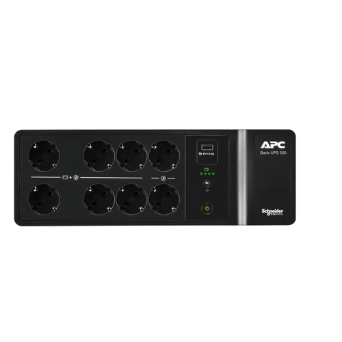 APC by Schneider Electric Back-UPS Standby UPS - 500 VA/300 W - Floor/Wall Mountable - 230 V AC Input - 220 V AC Output - 