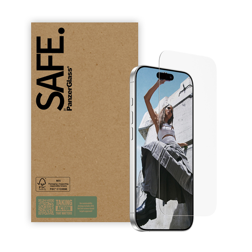 PANZERGLASS SAFE SCREEN PROTECT IPHONE 16 PRO/17/17 PRO UWF B2B