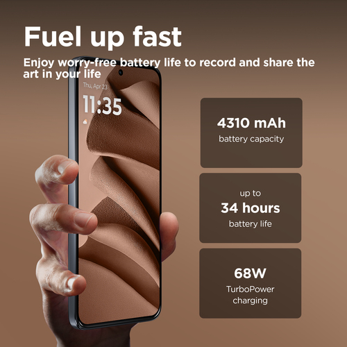 Motorola Mobility Edge 50 Neo 512 GB Smartphone - 16,3 cm (6,4 Zoll) LTPO AMOLED Super HD 2670 x 1220 - Octa-Core (Cortex 