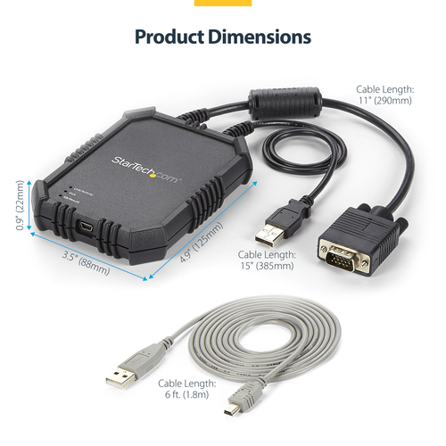 StarTech.com KVM Console - Wired - TAA Compliant - 1 Local User(s) - WUXGA - 1920 x 1200 Maximum Video Resolution - 1 x US