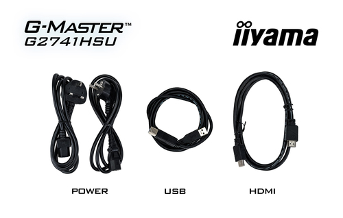Moniteur de jeu LCD iiyama G-MASTER Black Hawk G2741HSU-B1 27" Classe Full HD - 16:9 - Noir mat - 68,6 cm (27") Viewable -