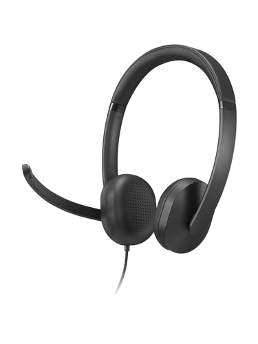 Cuffie Lenovo Cavo Over-the-head Stereo - Nero - Microsoft Teams Certification - Binaural - Supra-aural - 32 Ohm - 20 Hz a