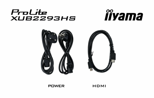 iiyama ProLite XUB2293HS-B6 22 Zoll Klasse Full HD LED-Monitor - 16:9 Format - Mattschwarz - 54,6 cm (21,5 Zoll) Viewable 