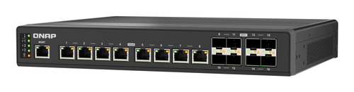 QNAP QSW-IM3216-8S8T. Switch type: Managed, Switch layer: L2. Basic switching RJ-45 Ethernet ports type: 10G Ethernet (100