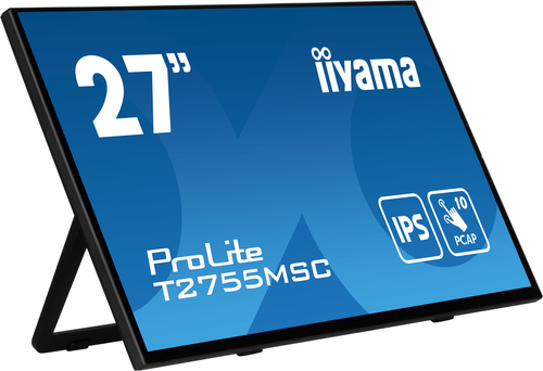 iiyama ProLite T2755MSC-B1 27 Zoll Klasse LED-Touchscreen-Monitor - 16:9 Format - 5 ms Reaktionszeit - 68,6 cm (27 Zoll) V