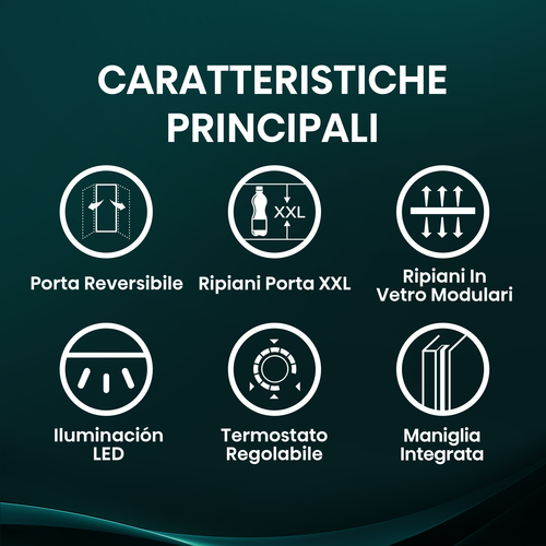 Hisense frigorifero/congelatore RT267D4ADE libera installazione 206L Classe E Profondità ridotta Porta Reversibile. Capaci