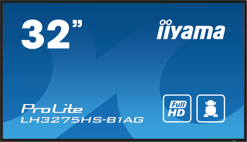 iiyama ProLite LH3275HS-B1AG 812,80 mm LCD Digital-Signage-Display - 24 Stunden/7 Tage Betrieb - IPS-Technologie (In-Plane