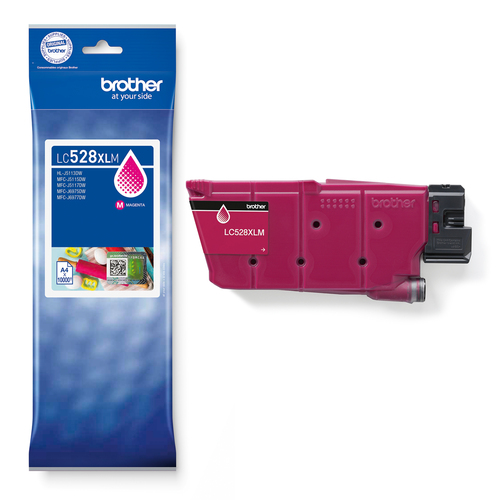 Brother LC528XLM Ultrahoch Kapazität Tintenstrahl Tintenpatrone - Magenta - Original - Einzelpackung - 1 Pack