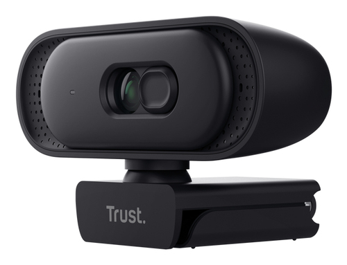 Trust - Webcam - 30 fps - Schwarz - USB 2.0 Typ A/USB 2.0 Typ C - 2560 x 1440 Pixel Videoauflösung - 2K - Fixfokus - 75° A