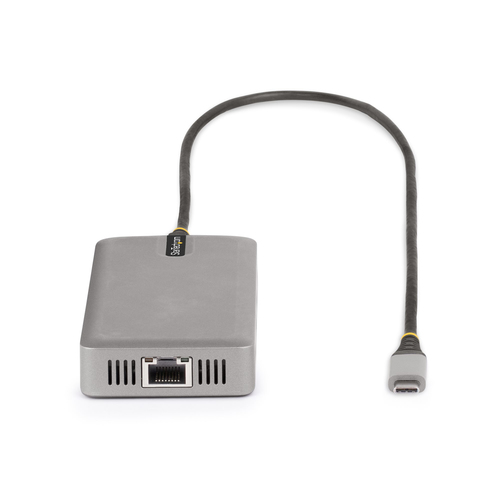 StarTech.com USB 3.2 (Gen 2) Type C Docking Station for Desktop PC, Notebook, Monitor - 15 W - Grey - 3 Displays Supported