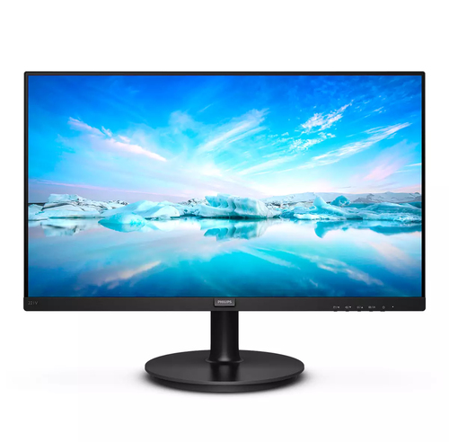 Monitor LCD Philips 221V8 558,8 mm (22") Class Full HD - 16:9 - Nero tessuto - 54,6 cm (21,5") Viewable - Vertical Alignme