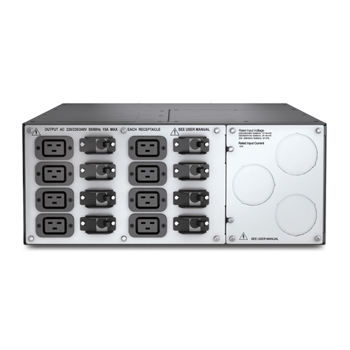 APC by Schneider Electric Bypass Panel - 8 x IEC 60320 C19 - 20 kW - 220 V AC - 125 A, 125 A, 125 A