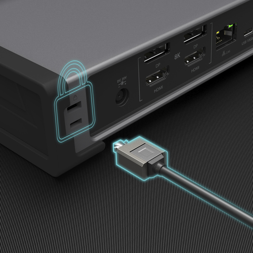j5create JTD568 Thunderbolt 4 Docking Station für Smartphone, Monitor, Speicherkartenleser, Notebook - Ladefunktion - Spei