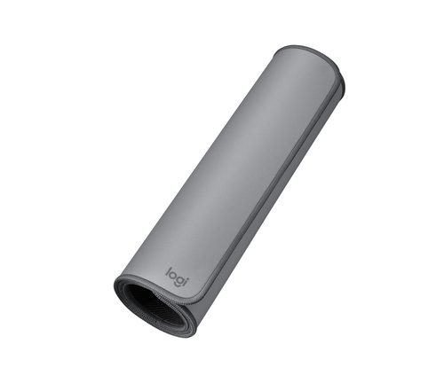 Logitech Studio Series Mauspad - 300 mm x 700 mm - Mitte Gray - Naturkautschuk, Nylon, Polyester - Rutschfest, ausfransfes