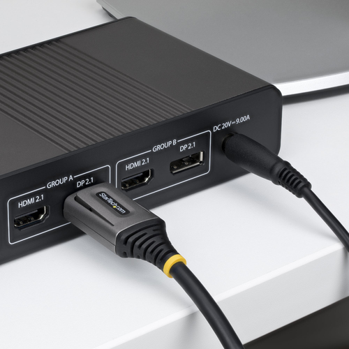 StarTech.com DP21V-3M-DP54-CABLE. Kabellänge: 3 m, Anschluss 1: DisplayPort, Anschluss 2: DisplayPort. Konformitätsbeschei
