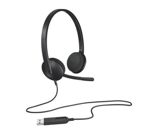 Cuffie Logitech H340 Cavo Over-the-head Stereo - Nero - Binaural - Semi-Aperto - 20 Hz a 20 kHz - 180 cm Cavo - USB