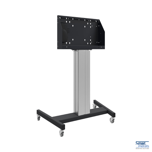 SmartMetals Display-Wagen - 120 kg Belastbarkeit - 4 Rollen - 189 cm (74,41 Zoll) Länge - Schwarz