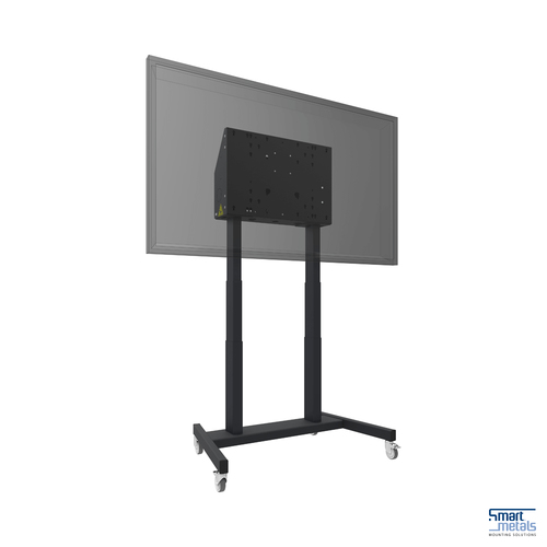 SmartMetals Display-Wagen - 120 kg Belastbarkeit - 4 Rollen - Metall - 1058 mm Breite x 772 mm Tiefe x 1795,5 mm Höhe - Sc