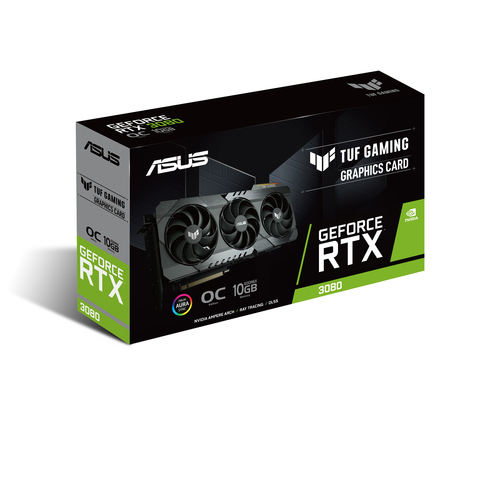 TUF NVIDIA GeForce RTX 3080 Grafikkarte - 10 GB GDDR6X - 1,44 GHz Core - 1,82 GHz Boost-Taktfrequenz - 320 Bit Busbreite -