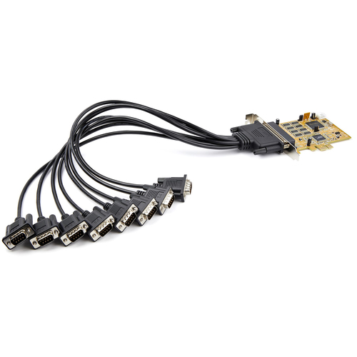 StarTech.com PEX8S1050. Hostschnittstelle: PCIe, Ausgangsschnittstelle: Seriell, Serielle Schnittstelle: RS-232. Produktfa