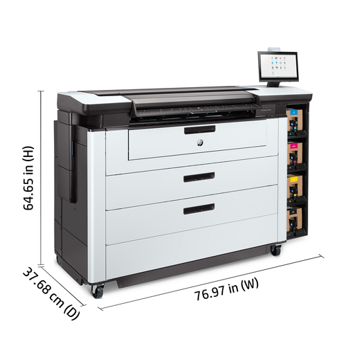 HP PageWide XL Pro 8200 PostScript DIN A2 Tintenstrahl-Großformatdrucker - Includes Drucker, Scanner - 1016 mm (40 Zoll) D