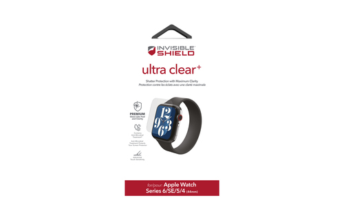 invisibleSHIELD Ultra Clear+ Screen Protector - Ultra Clear - For LCD Apple Watch - Scratch Resistant, Impact Resistant, S